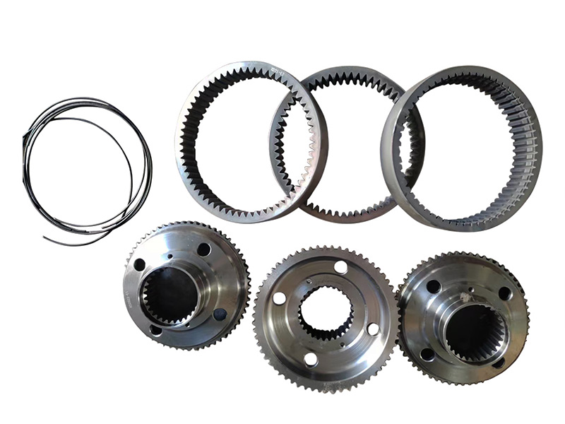 Front axle final drive ring gear carrier