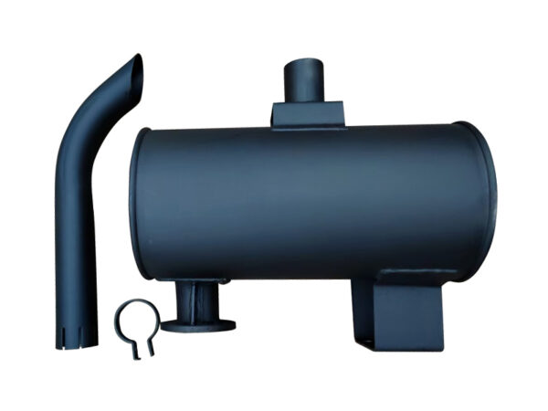 Four-cylinder engineering machinery muffler assembly