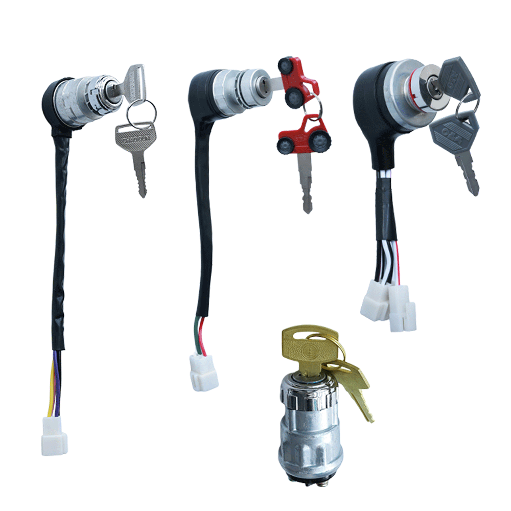 Ignition switch (lock + key)